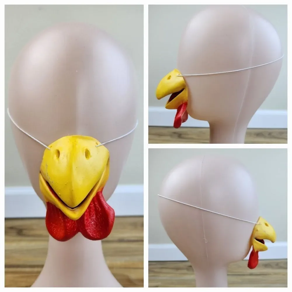 🔹️Chicken Beak Nose Costume Accessory